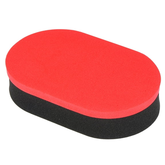 Uxcell Table Tennis Rubber Cleaner Ping Pong Cleaning Sponge Paddle Cleaner Racket Care Soft, Red Black