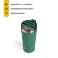 thumbnail image 3 of RTIC 18 oz Ceramic Lined Insulated Happy Hour Pint Tumbler, Leak Resistant Lid, Soft-Touch Exterior, Pine Tree, 3 of 9