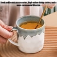 thumbnail image 4 of Ceramic mug 330ml household water cup breakfast cup, large-capacity office afternoon tea cup, 4 of 5