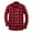 #A37 Red, variant on CYiJun George Flannel Plaid Shirt for Men Casual Classic Fit Long Sleeved Button Down Plaid Shirt,Red M