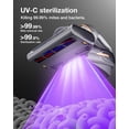 thumbnail image 2 of Jimmy BX7 Pro Max - Aspiradora de colchón de grafeno con sensor de polvo, aspiradora de cama con luz UV, 550 W, potente aspiradora de mano de succión de 16 Kpa (cableado), 2 of 5