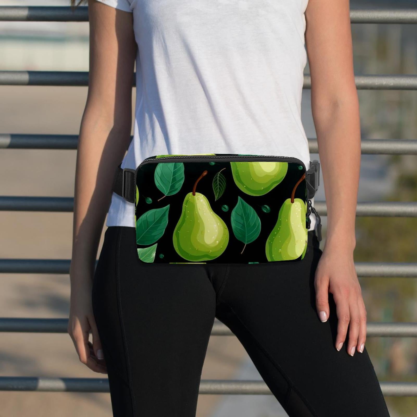 Pears Lightweight Adjustable Fanny Pack with Extension Strap - Unisex Waist Packs Crossbody Bag
