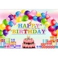 thumbnail image 4 of SUNOLIFE 10x8ft,Happy Birthday Backdrops,Colorful Ballon Kids Birthday Background Cake Table Banner for Party Decor, 4 of 4