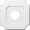 thumbnail image 1 of Ekena Millwork CMP22LE-07000 22 in. OD x 7 in. ID Square Locke Architectural Grade PVC Contemporary Ceiling Medallion, 1 of 4