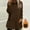 Brown, variant on Women's Fleece Sweatshirts Long Sleeve Blouses Top Casual Lapel Collared Button Down Sherpa Sweatshirt Solid Color Warm Pullover Sweater with Pocket