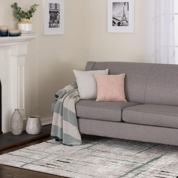 Rigton Light Grey and Multi Color Woven Area Rug