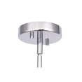 thumbnail image 5 of Woodbridge Lighting Elise 3-Light Glass Chandelier in Chrome/Opal, 5 of 5