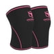 thumbnail image 1 of Rodilleras de 7 mm (1 par) - Rodilleras de alto rendimiento para levantamiento de pesas, cross training y powerlifting - Las mejores rodilleras y correas de compresión - Para hombres y mujeres (Negro/, 1 of 5