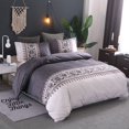thumbnail image 1 of Yeater Ensemble de Literie Housse de Couette 2 Pcs, Gris Foncé, Simple, 1 of 1
