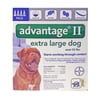 Bayer Advantage II Topical Flea Treatment for Dogs over 55 Lbs (6 Applications)