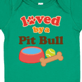 thumbnail image 4 of Inktastic Pit Bull Loved by a (dog Breed) Boys or Girls Baby Bodysuit, 4 of 5