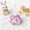 Purple A-PP Home Decor, variant on karymi Fuzzy Bunny Tail Pom Pom Hanging Easter Ornaments, Soft Fabric Decorations for Tree Wreath Garland, Colorful Spring Party Decor House Decor Gift Ideas