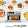 thumbnail image 2 of Restored VAL CUCINA Infrared Heating Air Fryer Toaster Oven, Extra Large Countertop Convection Oven 10-in-1 Combo, 6-Slice Toast, Enamel Baking Pan Easy Clean with Recipe Book, 2 of 8