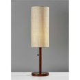 thumbnail image 1 of Walnut Wood Table Lamp, 8 x 8 x 31 in., 1 of 1