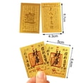 thumbnail image 3 of Traditional Chinese Feng Shui Wealth Amulet, Yellow & Red - Fits Phone Case or Wallet, Lucky Symbols for Prosperity, Wealth Flow - Protective Seal, 3 of 8