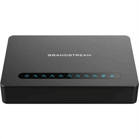 Grandstream Powerful 8-Port FXS Gateway with Gigabit NAT Router (HT818)