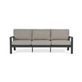 thumbnail image 3 of Real Flame Aegean Aluminum Outdoor 3-Seat Sofa with Cushions in Slate Gray/Tan, 3 of 7