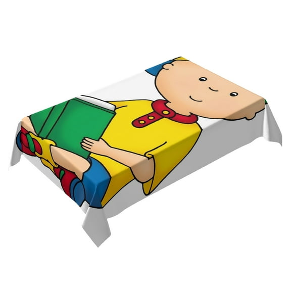 Caillou Themed Square Tablecloth 54 * 72 Inches Durable Stylish