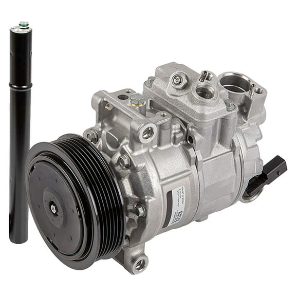 OEM AC Compressor w/ A/C Clutch & Drier For Volkswagen VW Jetta GLI Golf GTI R32 Eos New Beetle Audi A3 TT - BuyAutoParts