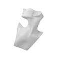 thumbnail image 1 of Necklace Jewelry Display Female Model Head Jewelry Model Half Face Jewelry Stand for Chain Necklace White, 1 of 8
