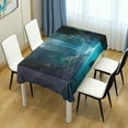 thumbnail image 7 of Coolnut Waterfall Rectangle Tablecloth Waterproof Polyester Table Clothative Stain Resistant & Wrinkle Resistant Washable Table Cover for Dining Table/Party/Camping 60x108 Inch Decor Gift, 7 of 7