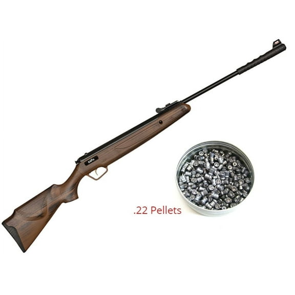 Trimex Arms Air Rifle .22 Cal Pellet Spring Power 500mm Break Barrel 700 Fps 200 RDS 5.5mm Pellet