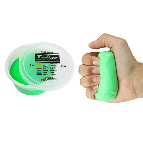 CanDo TheraPutty Standard Hand Exercise Putty For Rehabilitation Exercises Hand Therapy Occupational Therapy Hand Strengthening Improve Motor Skills Stress Relief