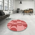 thumbnail image 3 of Ahgly Company Indoor Rectangle Patterned Light Coral Pink Area Rugs, 7' x 9', 3 of 6