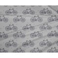 thumbnail image 4 of oneOone Polyester Lycra Fabric Dot & Bicycle Block Decor Fabric Printed BTY 56 Inch Wide, 4 of 4
