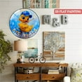 thumbnail image 6 of Round Decorative Clock: Summer Duck Glass Wall Clock,  Duck Spring Wall Clock  for Homes, Bars, Offices, Man Caves, Garages, And Living Rooms .Also Makes A Great Gift. Style 12×12inch(30×30cm), 6 of 8