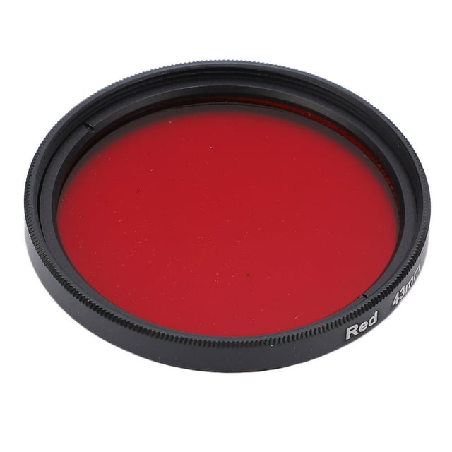 Filtro impermeable para cámara, filtro de lente totalmente rojo, vidrio óptico para lente de cámara Nikon de 43 mm