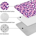 thumbnail image 5 of Pink and Purple Of Leopard Print Bathroom Rugs Sets 3 Piece,Toilet Cover Set,Absorbent Non Slip Bathroom Mats Sets with U-Shaped Contour Rug Toilet Rug Set, 5 of 5
