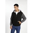 thumbnail image 3 of Sudaderas con capucha para hombre Sudadera de lana Chaqueta de invierno con cremallera Forro de Sherpa grueso negro gris xxl oso de fresa Electrónica, 3 of 5