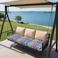 thumbnail image 6 of Xixirimido Couch Covers for Sectional Sofa Stretch Couch Cushion Covers 3Pcs Universal Couch Sofa Cover Washable Furniture Protector for Living Room, Colorful Gradient Leopard, 6 of 8