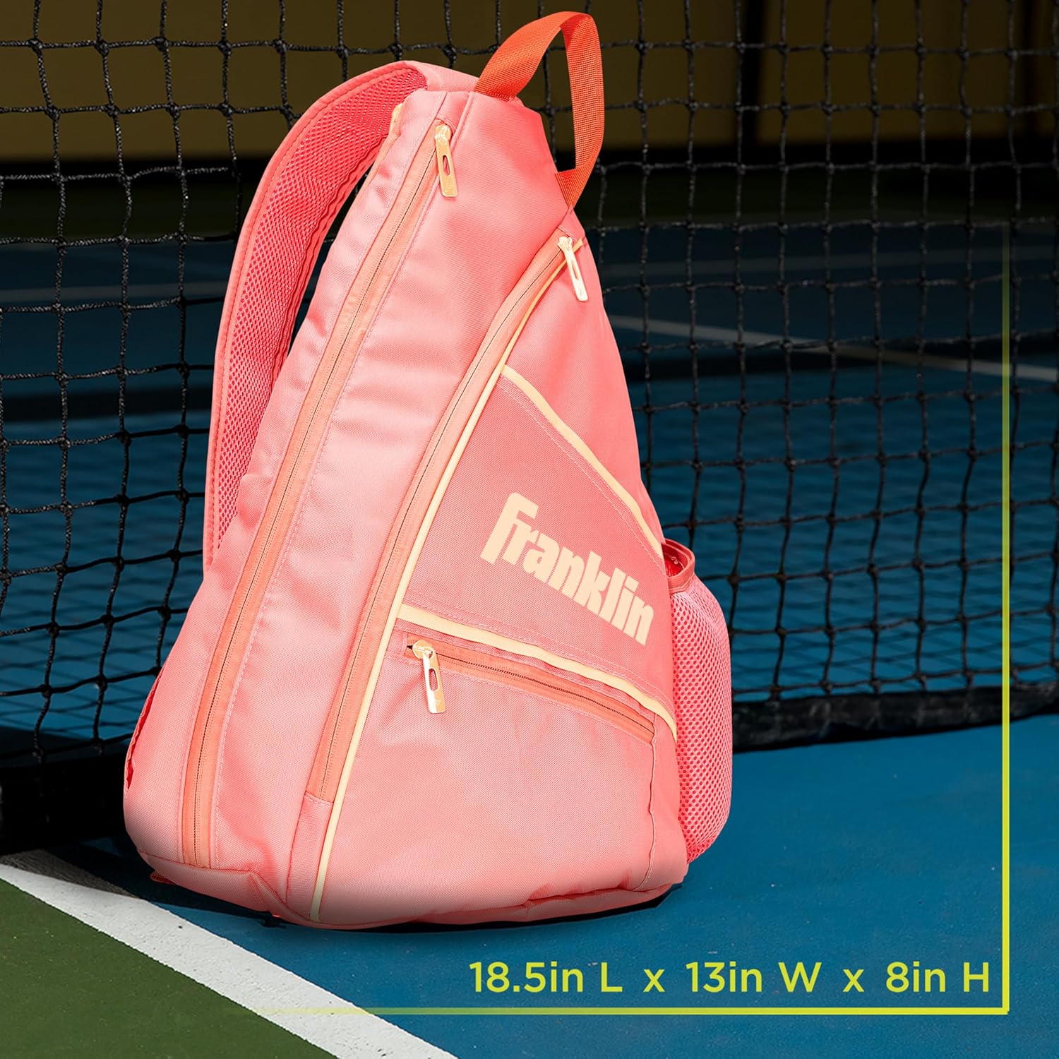 Pickleball Bags - Sling Bag Backpack for Gear + Equipment - Men + Women - Holds Paddles, Balls + Accessories