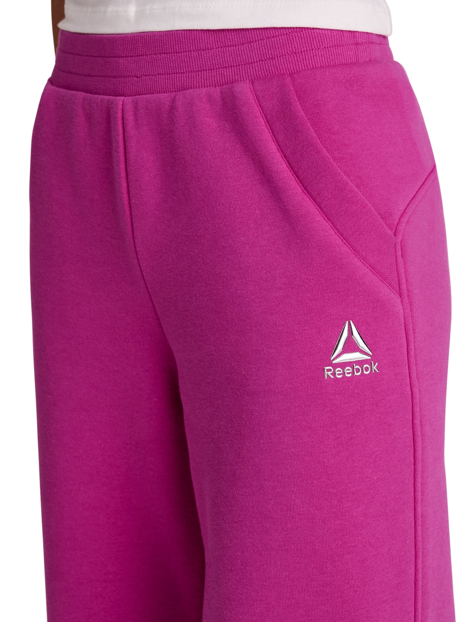 Reebok Girl's Game Day Fleece High Waisted Puddle Pant, Sizes 4-18
