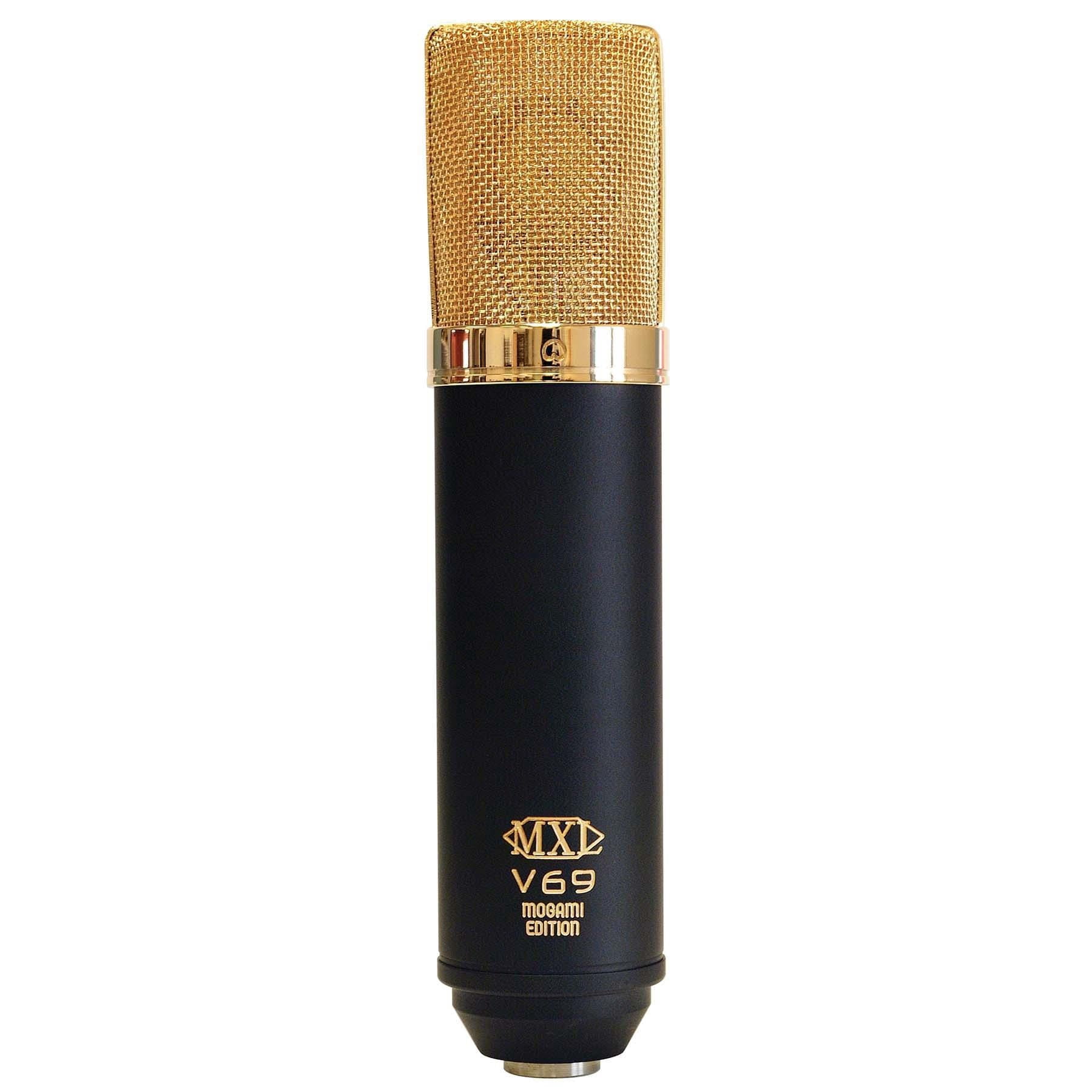 MXL V69M Tube Condenser Microphone w/ Pro Co EXMN-15 XLR Cable Bundle