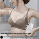 thumbnail image 2 of Sujetador fino de verano para mujer, busto pequeño recogido, Push Up, sin anillo de acero, antiflacidez, sin costuras, Tug War, otro Material, 2 of 5