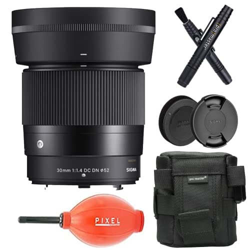 Sigma 30mm f/1.4 DC DN Contemporary Lens for Nikon Z Mount with Advanced Accessory & Travel Bundle | 302973 | Sigma 30mm Nikon Z Lens
