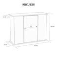 thumbnail image 3 of Aquatic Fundamentals 30/45 Gallon Serene Cherry Upright Aquarium Stand, 3 of 8