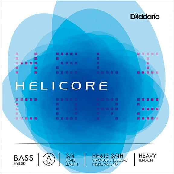 D'Addario Helicore Hybrid Series Double Bass A String 3/4 Size Heavy