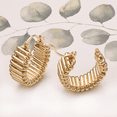 thumbnail image 2 of Yoursfs Hoop Earrings for Women Gold Plated Hoop Earrings Hypoallergenic Trendy Earrings Jewelry, 2 of 5