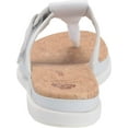 thumbnail image 3 of Clarks 26141080: Women's Step June Reef White Synthetic Flip Flops (7.5 B(M) US Women), 3 of 7