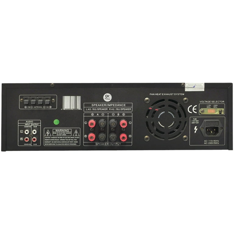 Receiver 300 watt stereo receiver. AM-FM tuner, USB popular / SD, iPod docking station