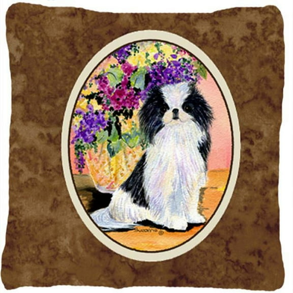 Japanese Chin Decorative Indoor & Outdoor Fabric Pillow
