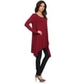 thumbnail image 2 of Women's Trendy Style Long Sleeves Solid Tunic Top, 2 of 4