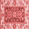 thumbnail image 1 of Ahgly Company Indoor Square Oriental Red Traditional Area Rugs, 4' Square, 1 of 4