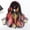 Black, variant on HuangHuanChen Chiffon Scarf for Women Scarfs For Women Lightweight Print Floral Pattern Scarf Shawl Fashion Scarves Sunscreen Shawls And Wraps For Spring Scarf for Women