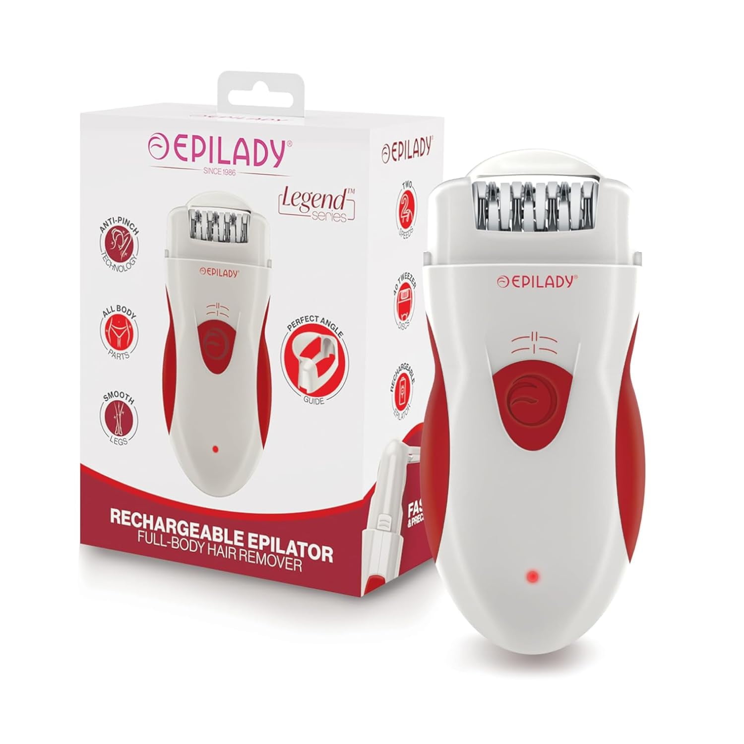 Epilady, Legend 4 Full Body Cordless Epilator for Women