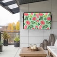 thumbnail image 2 of Outdoor TV Cover 68x42x4.5in, Summer Watermelon Green Monstera Leaf Weatherproof TV Screen Protector with Zipper, Tropical Plant Watercolor Outside Television Cover Fits Up to 70-75", 2 of 9